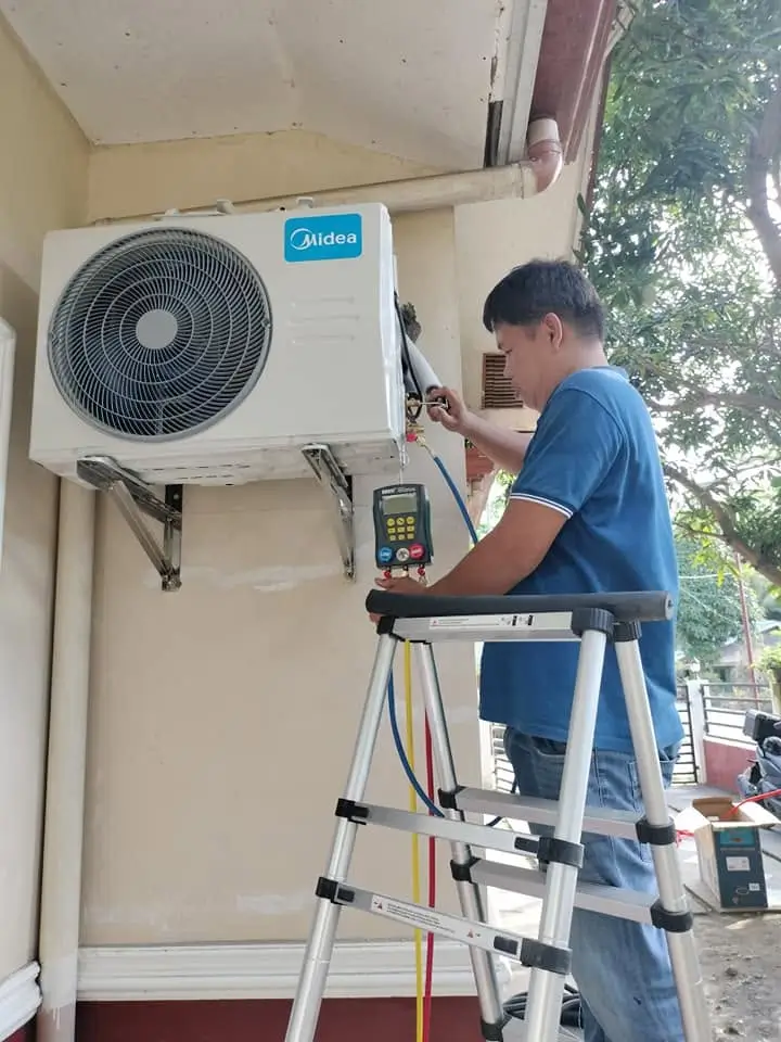 Certified multi-unit industrial air conditioning cooling setup